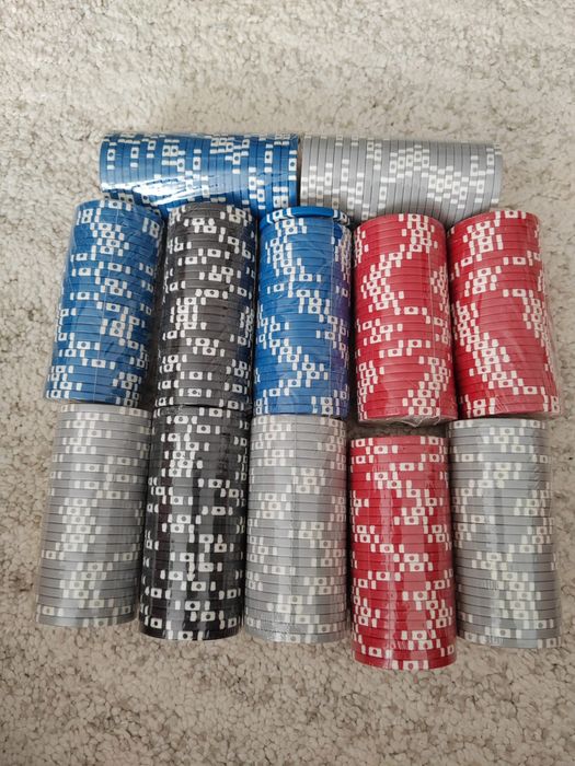 300 chips-uri poker clay 14g model WPT si
