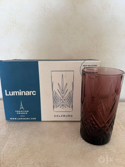 Набор стаканов Luminarc Salzburg Lilac (6 шт), новые в коробке