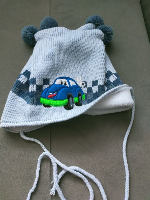 Шапка +снуд зимняя детская