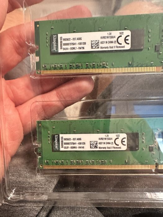 Kit RAM Kingston 8GB (2x4GB) DDR4 2133MHz – Dual Channel