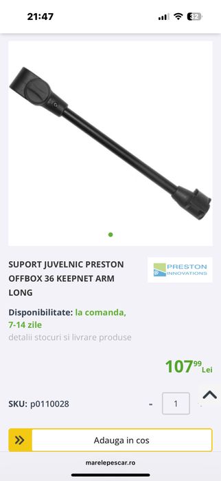 Vând Scaun Preston ABsolute Feeder Shair 36+accesorii