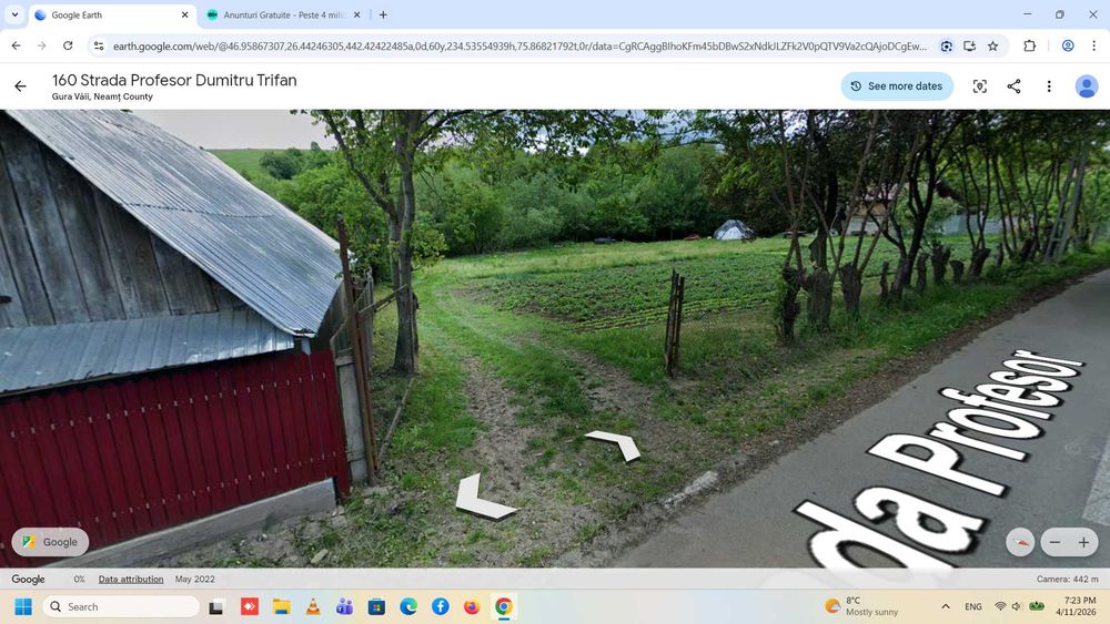 Vand teren intravilan sat Gura Vaii comuna Girov