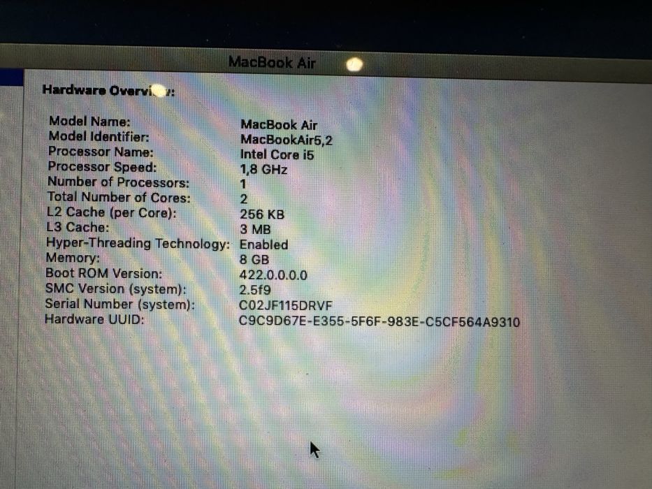 Продам мак айр 2012