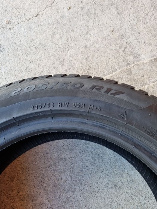 4 anvelope iarna ca si noi PIRELLI 205/60/17 DOT 2021 PRET PER BUCATA