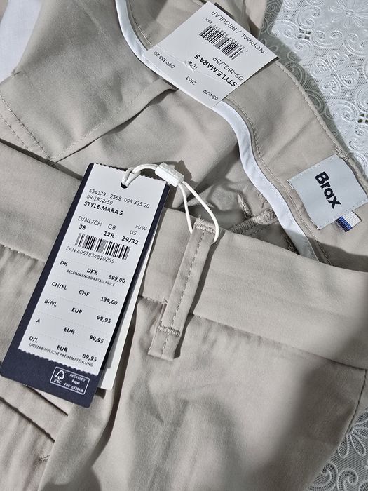 Pantaloni dama bej si corai,  marimi S, L, XL, XXL