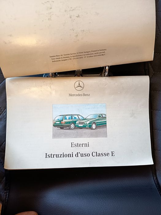 Ръководството за Mercedes E class