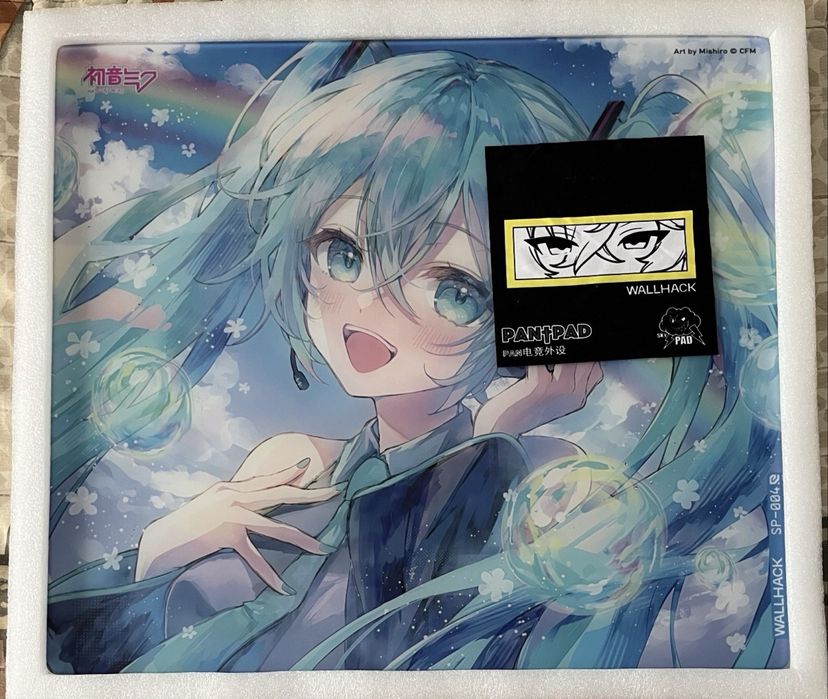 Wallhack glasspad - Hatsune Miku limited edition(replica)