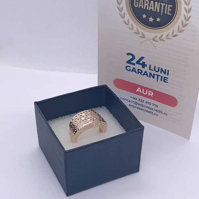 (AG41) Inel aur, 14k b51330 Certificat de garantie