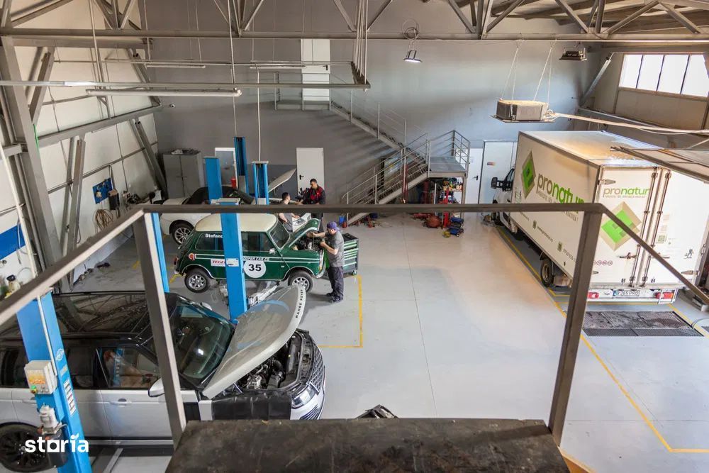 Hala industriale de vanzare  735 mp - Service auto Mogosoaia