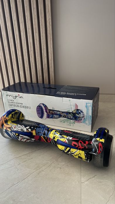 Hoverboard Myria Sky Rider Infinity LED- nou, cutie originala, geanta