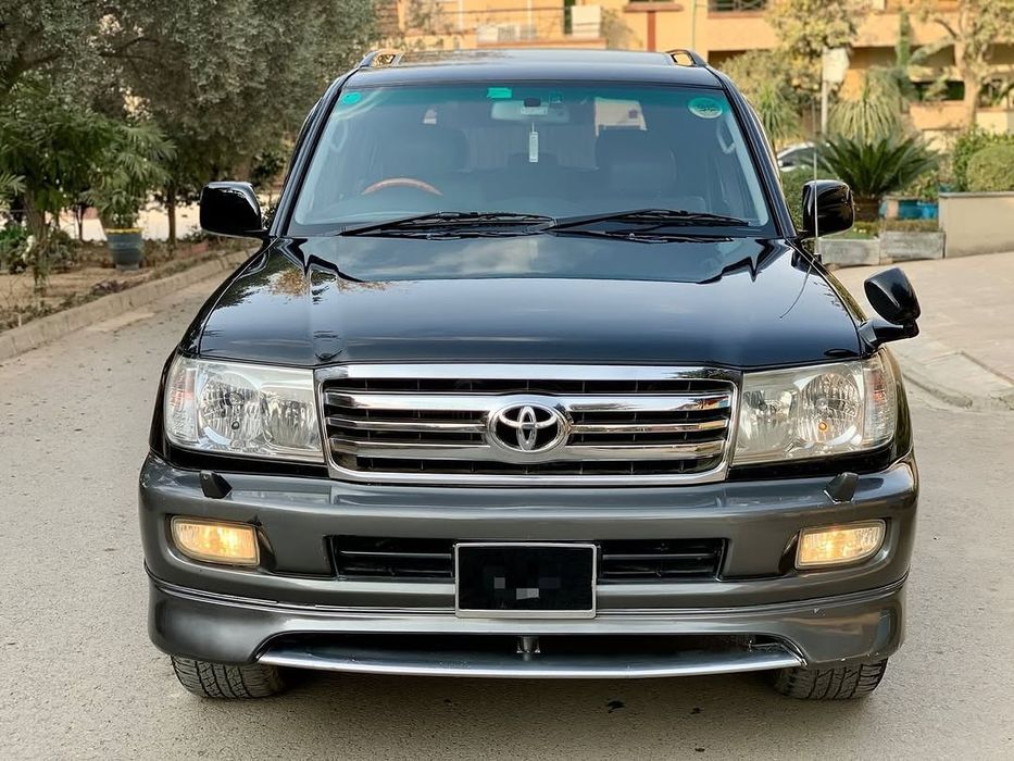 Накладки на бампер  LX470, LC100