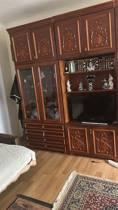 Bibliotecă sufragerie clasică