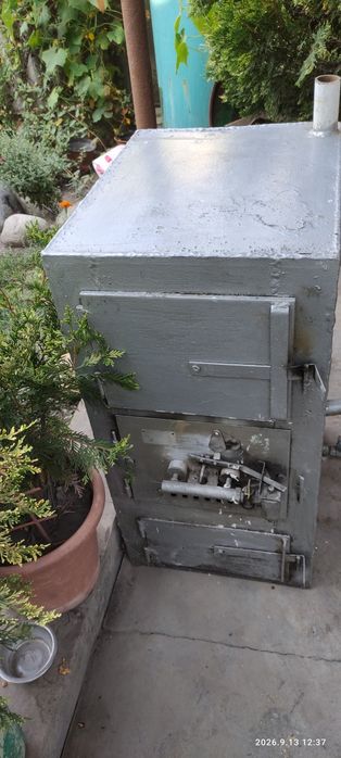 Печь на газы и твердом топливе