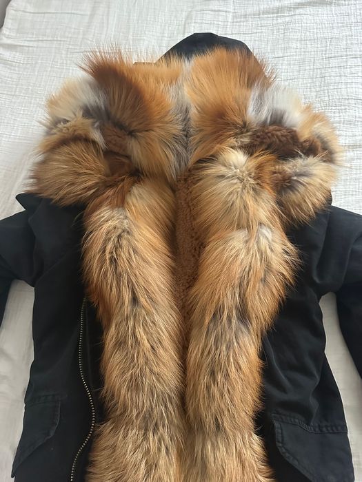 Зимно яке/парка със естествен косъм
