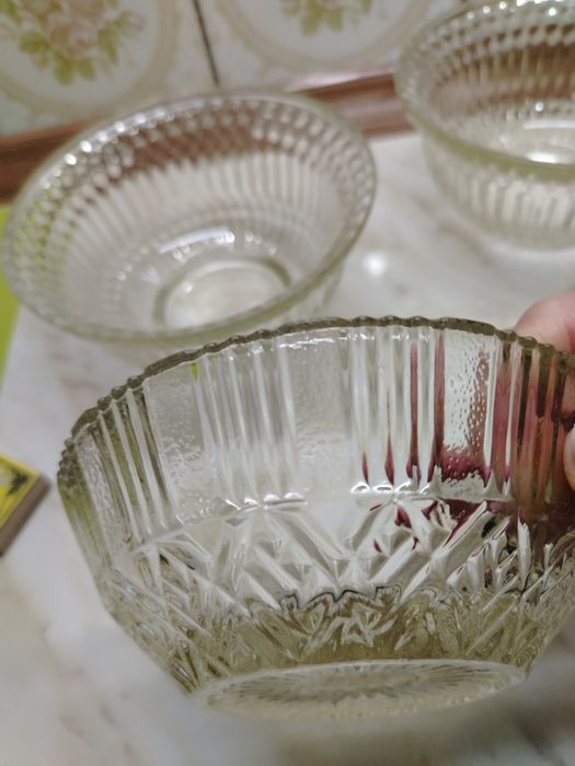 Стеклянные салатники советские