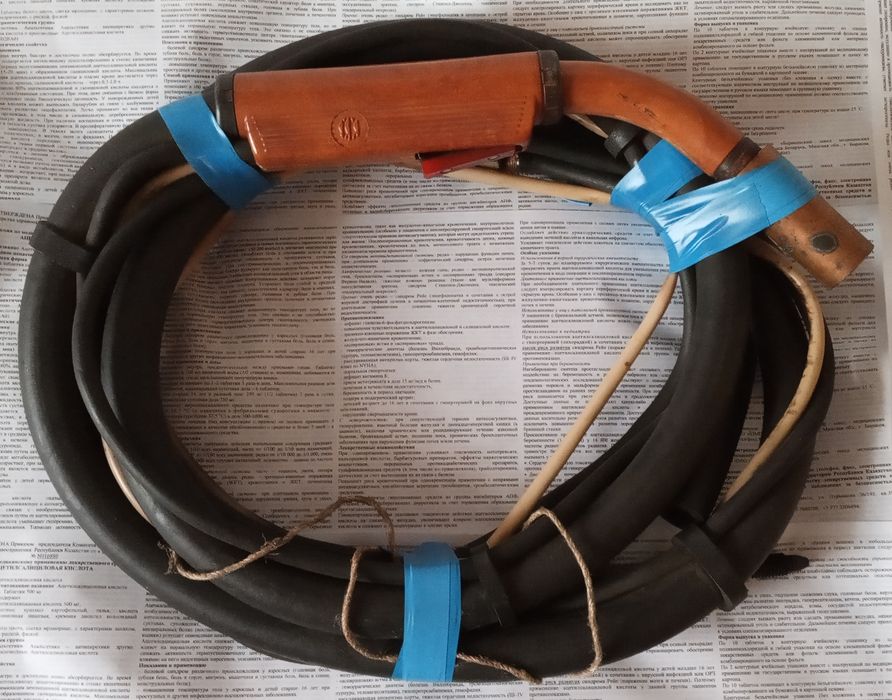 Держак-горелка для полуавтоматической сварки