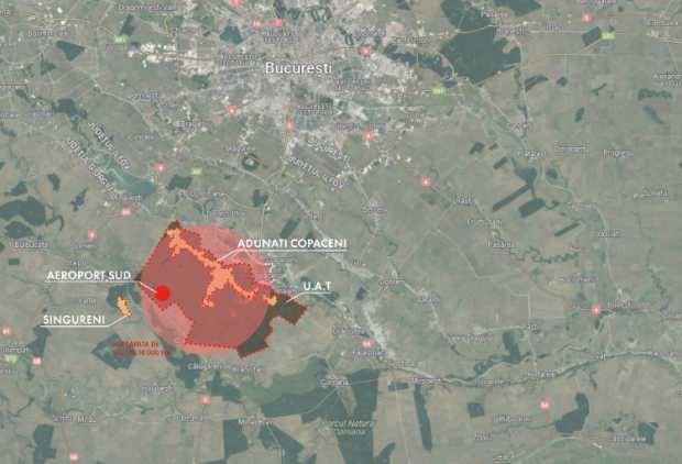 Teren intravilan 6000 mp Adunatii Copaceni Giurgiu deschidere la DN 5