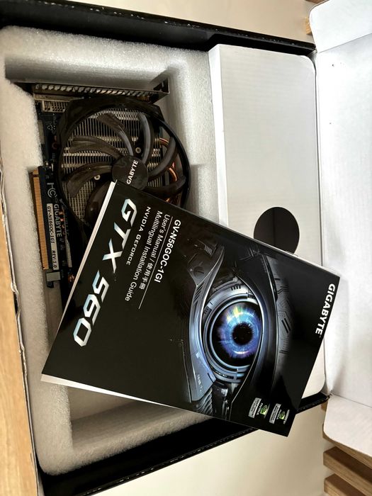 Видеокарта Gigabyte nVidia GTX 560, 1gb, 256 бита