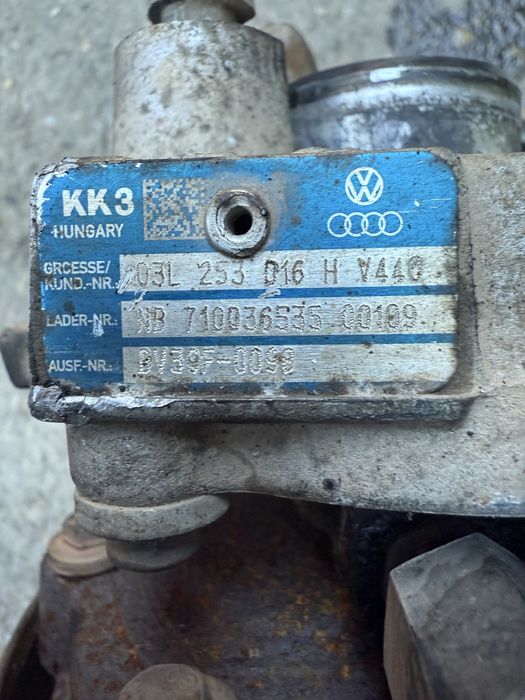 Turbina,turbo skoda fabia 2,vw polo 6R\1.6tdi\CAY