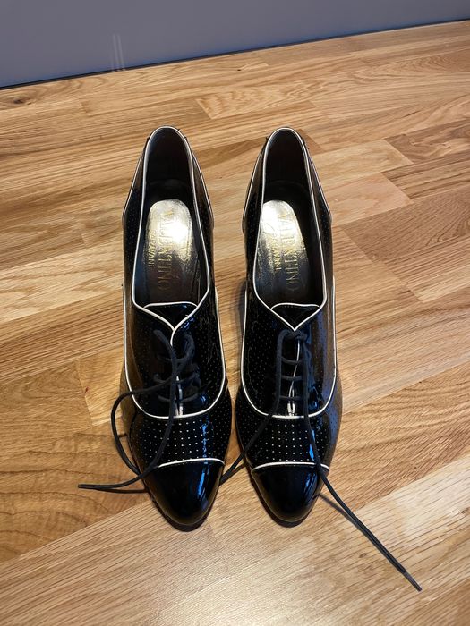 Pantofi VALENTINO GARAVANI, piele, aproape noi