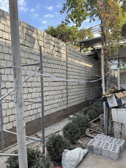 Уй куриш, шлакаблок териш хизмати