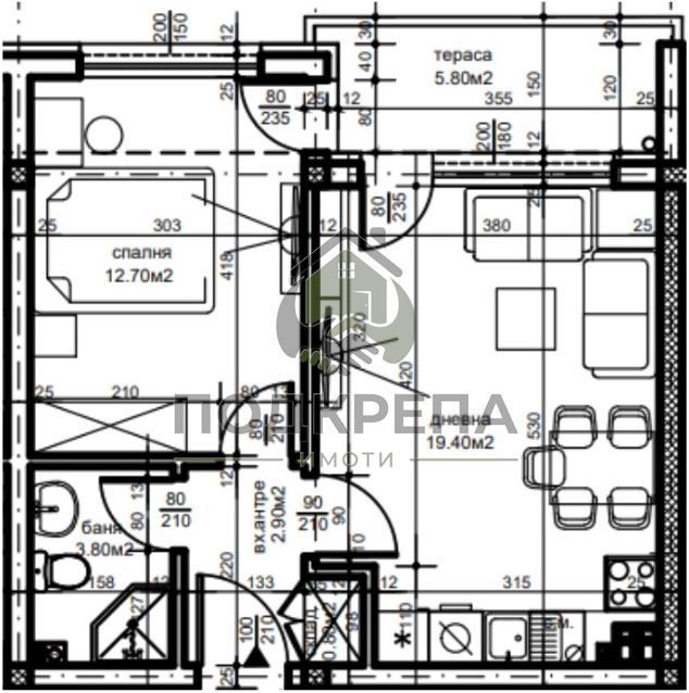 Продава се Двустаен апартамент в Пловдив, Беломорски - 62 кв.м за 1089 €/кв.м - Снимка #5