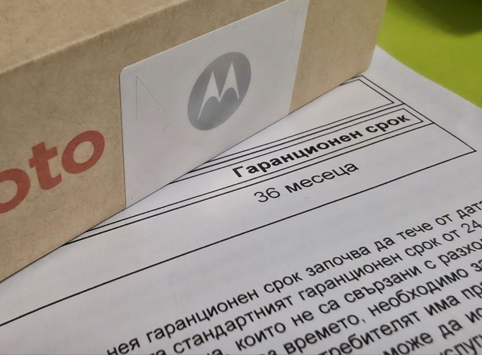 ЗАПЕЧАТАН 256GB Motorola EDGE 50 Fusion Гаранция Yettel 2028г. Blue