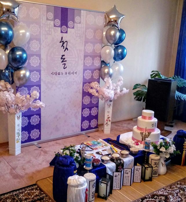 Утренний столик - 1 годик