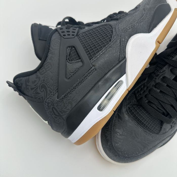 Pantofi Sport Air Jordan 4 Laser Black Gum an 2019-100% originali