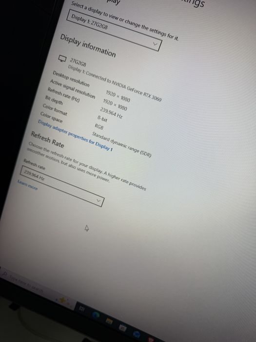 Monitor gaming AOC 27 inch