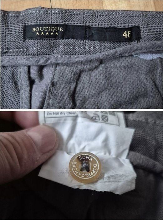 Pantaloni Doppelgänger Roma, Slim Fit, Bumbac & Elastan, Bărbați - 46