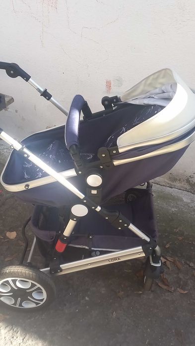 Комбинирана детска количка със стол за кола