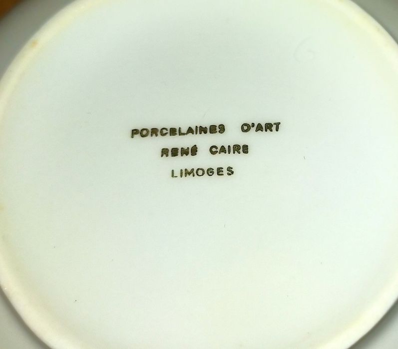 Фарфор шкатулка для украшений Limoges,Франция середина прошлого века