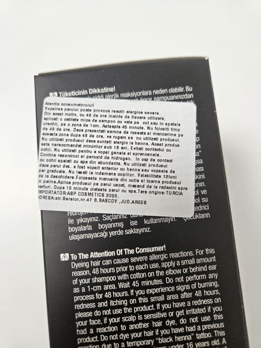 Șampon Vopsea păr barbati femei 50% REDUCERE