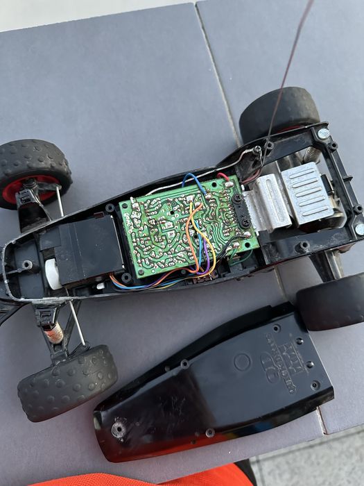 mașină RC Tamiya Quick Drive Manta Ray 1/14, model vintage 1989