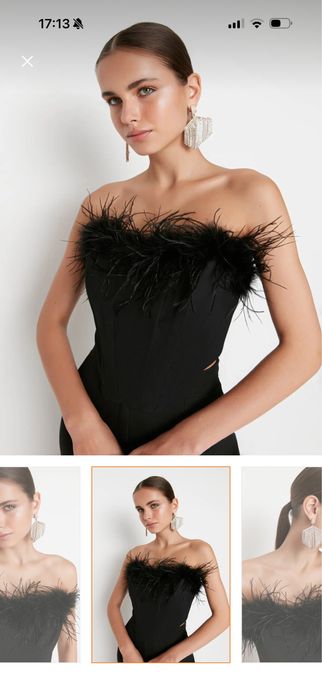 Corset cu detaliu puf