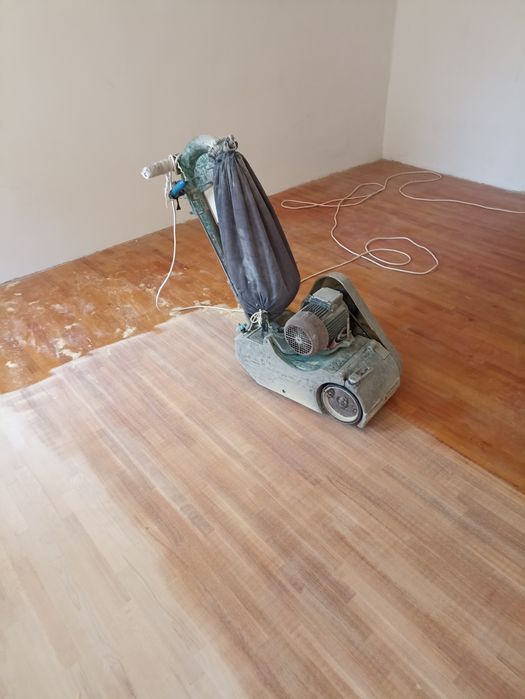 Шлифовка пол паркет