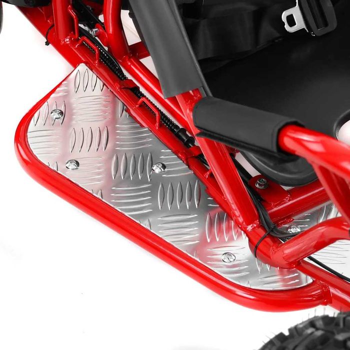 Kart electric pentru copii Kinder ecoGokart 1000W, baterie 48V RED