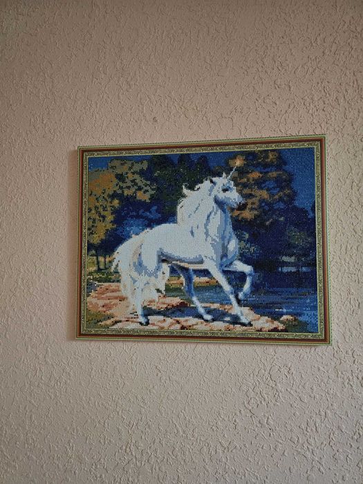 Алмазная вышивка. Ручная работа .