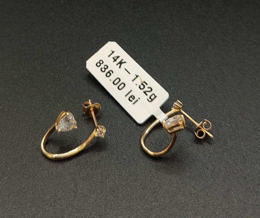 Cercei aur 14k 1.52gr