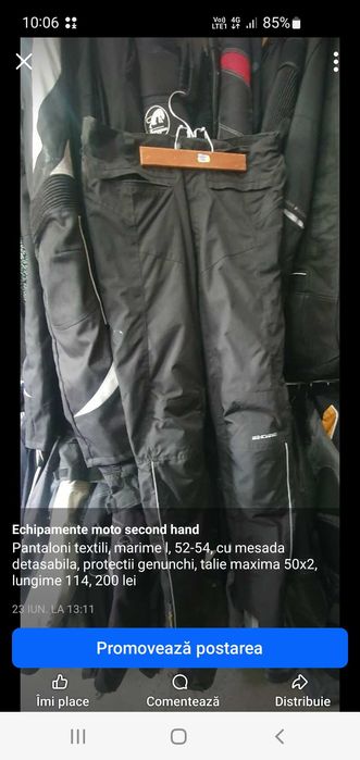 Blugi moto, cu protectii