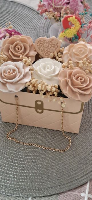 Вечен букет от глицеринови рози