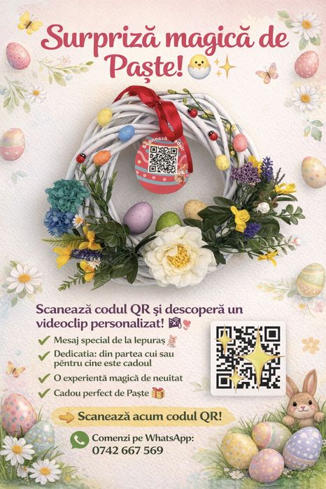 Coronita de Paste cu Videoclip Personalizat