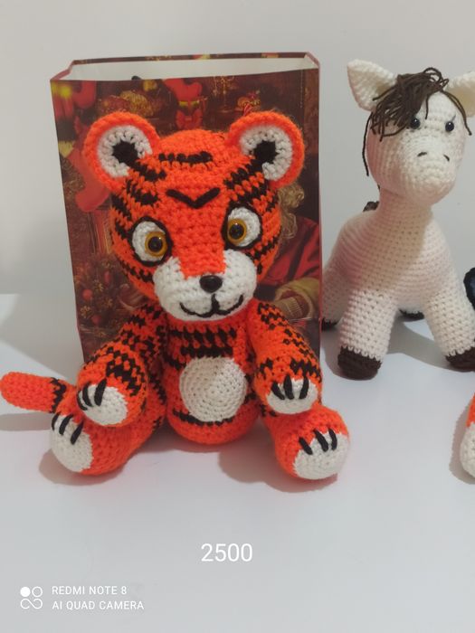 Вязаные игрушки ручной работы