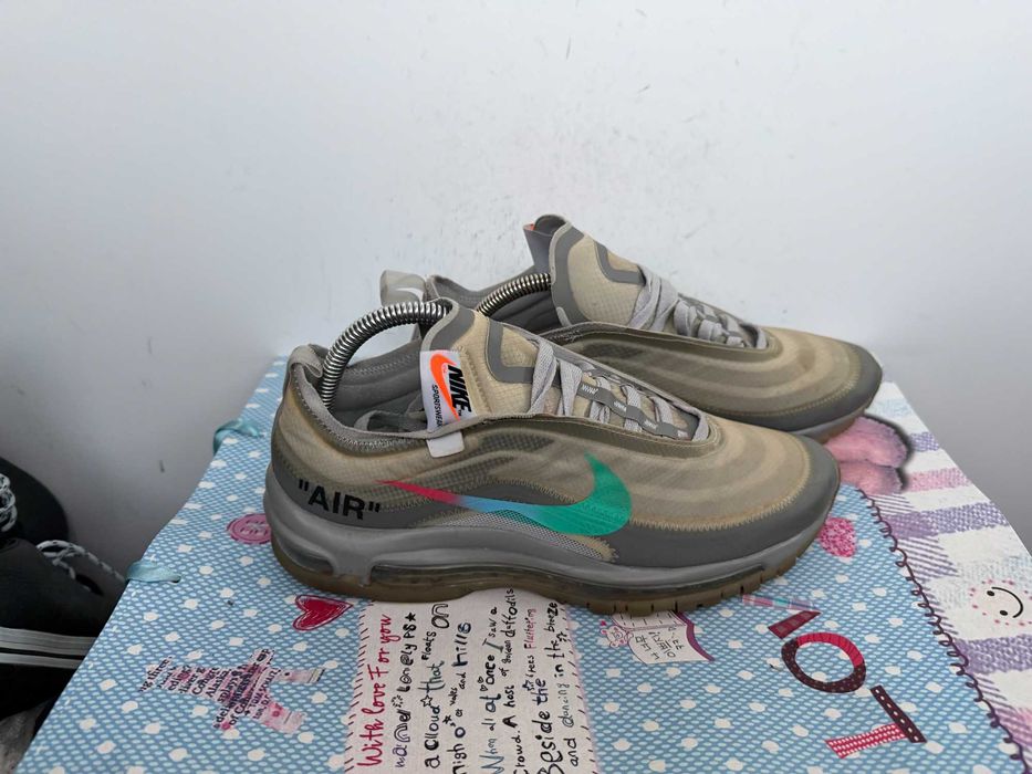 Nike Air Max 97 x OFF-WHITE Menta 2018''оригинални маратонки 41 номер