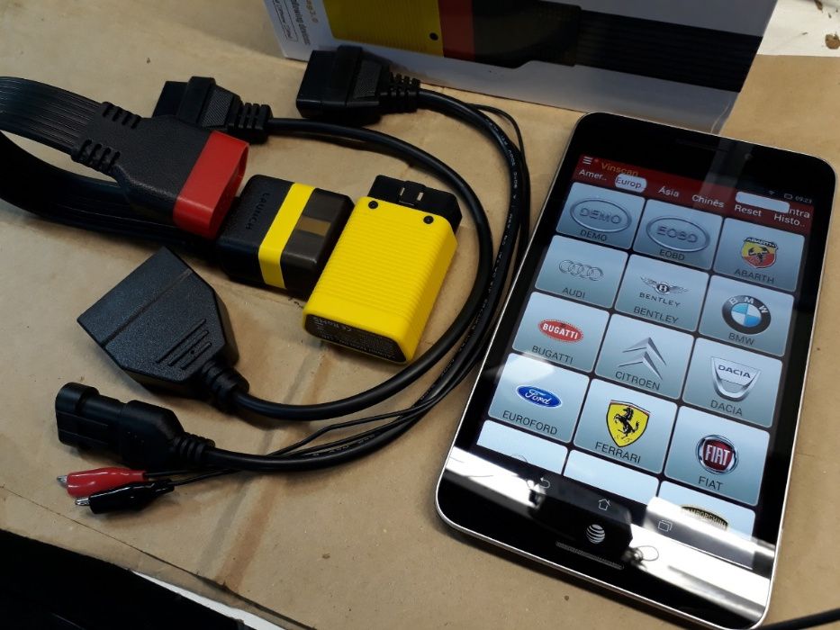 Kit Tester Auto Launch Easydiag 6.0 Tableta Noua 10.1" 4/128Gb update 2026/2027 Licenta Nelimita, 45 functii speciale, Romana, Service auto