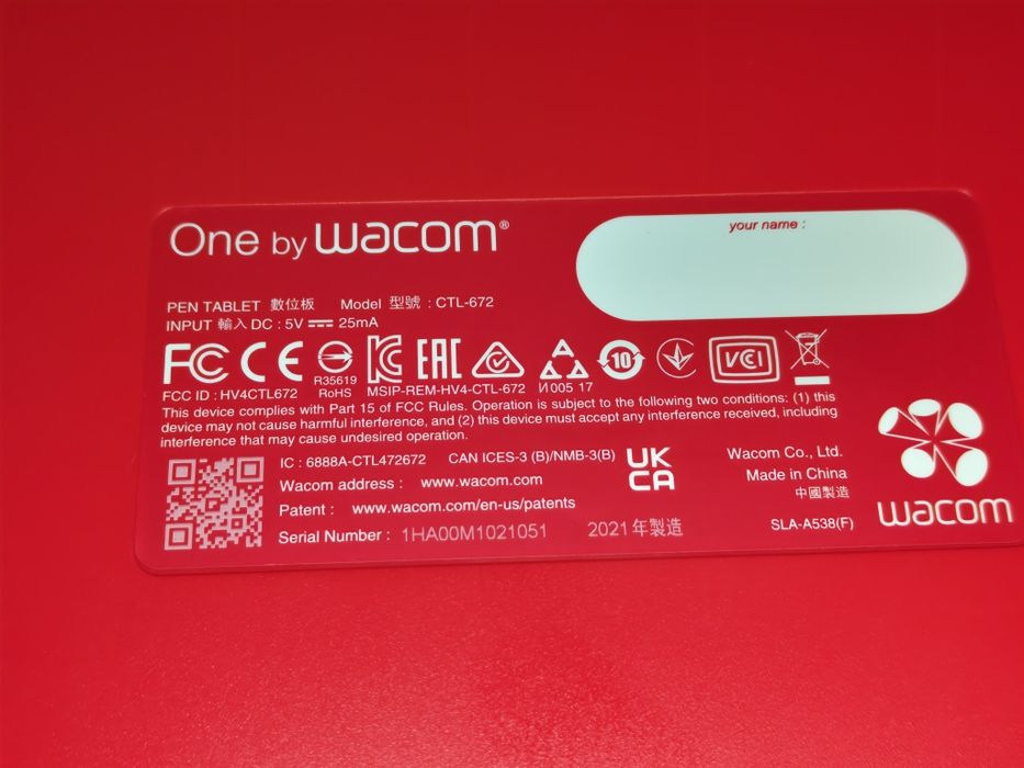 Wacom CTL-672 Графический планшет