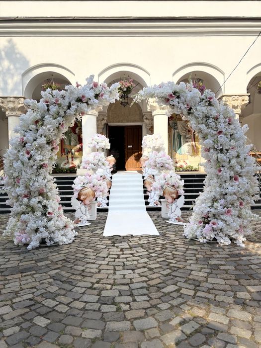 Panou personalizat baloane /Decor baloane/Aranjament cristelnița