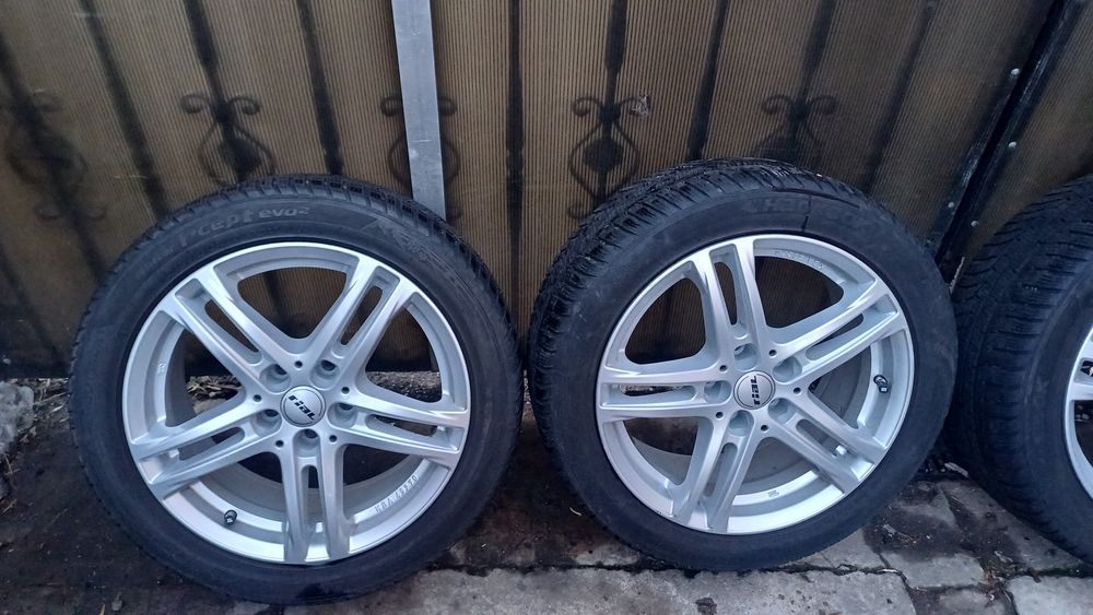 Jante magneziu Rial vw,skoda cu cauciucuri 5x112 pe 17 Import Germania