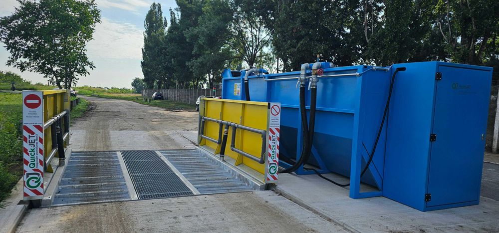 Spalator roti și sasiu camioane (santiere, zootehnie, statii betoane)